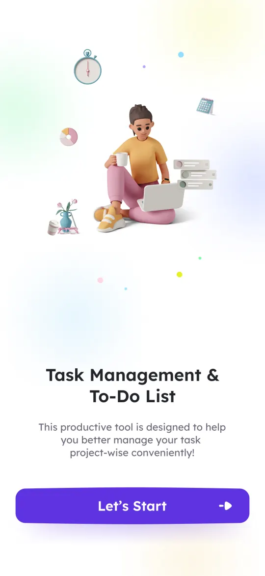 Focus Board Productivity phone mockup